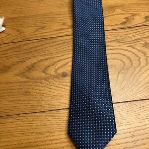 Classic Blue Checkered Men's Tie